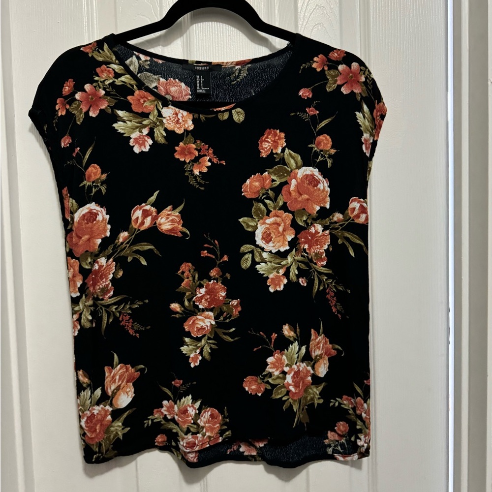 Forever 21 floral shirt